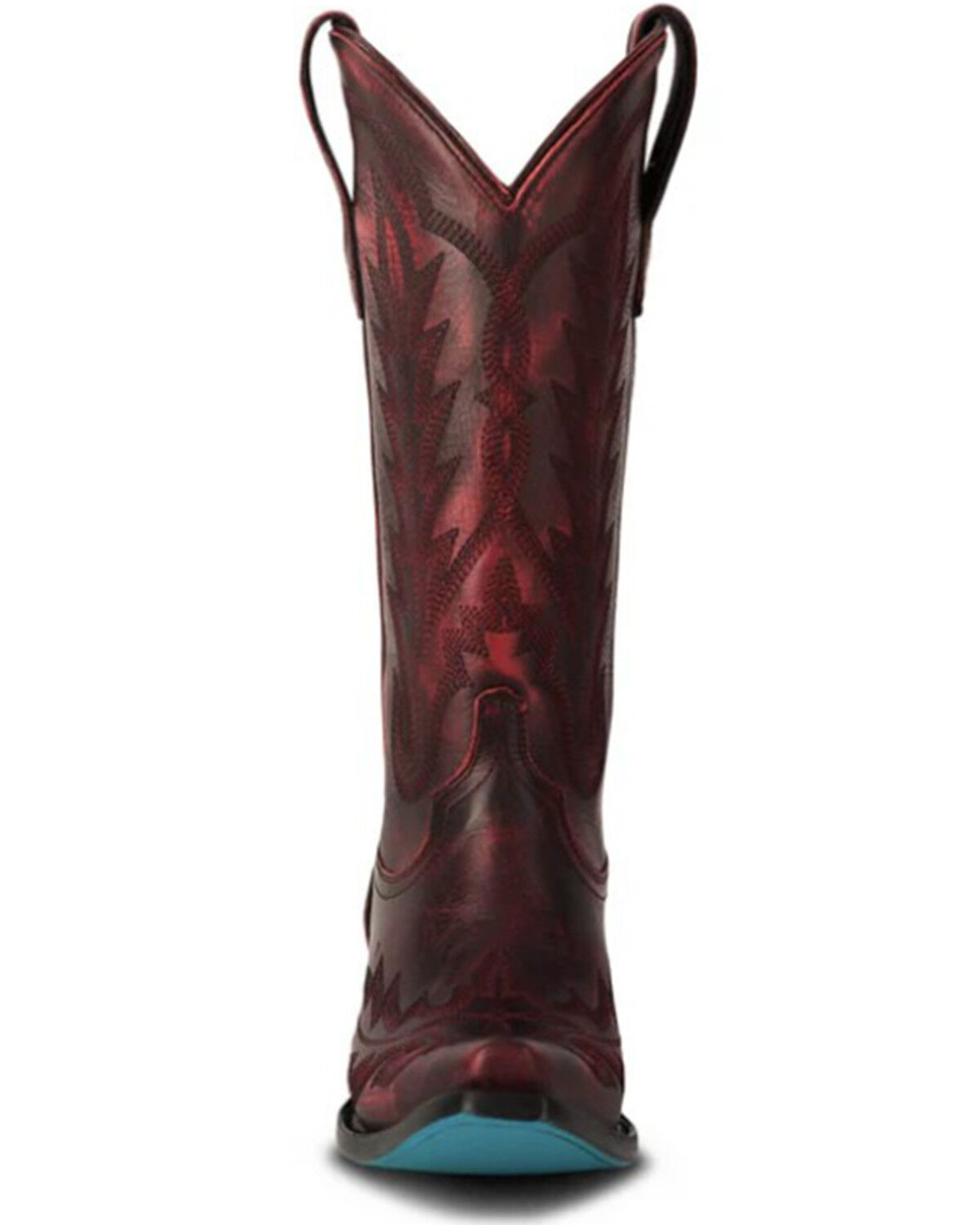 Image #4 - Lane Women's Lexington Western Boots - Snip Toe, Black Cherry, hi-res