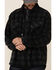 Image #3 - Outback Trading Co Men's Big Plaid Print Long Sleeve Western Flannel Shirt , , hi-res