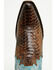 Image #6 - Tanner Mark Women's Exotic Python Tall Western Boots - Snip Toe, Honey, hi-res