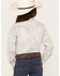 Cowgirl Hardware Girls' Leopard Print Long Sleeve Snap Western Shirt, White, hi-res