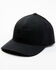 Image #1 - Black Clover Men's Nation 16 Solid Ball Cap, Black, hi-res