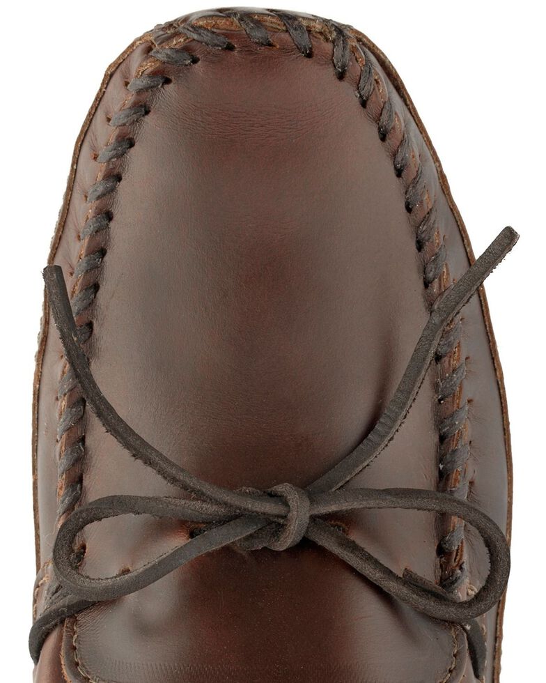 Men S Minnetonka Double Bottom Cowhide Driving Moccasins Boot Barn