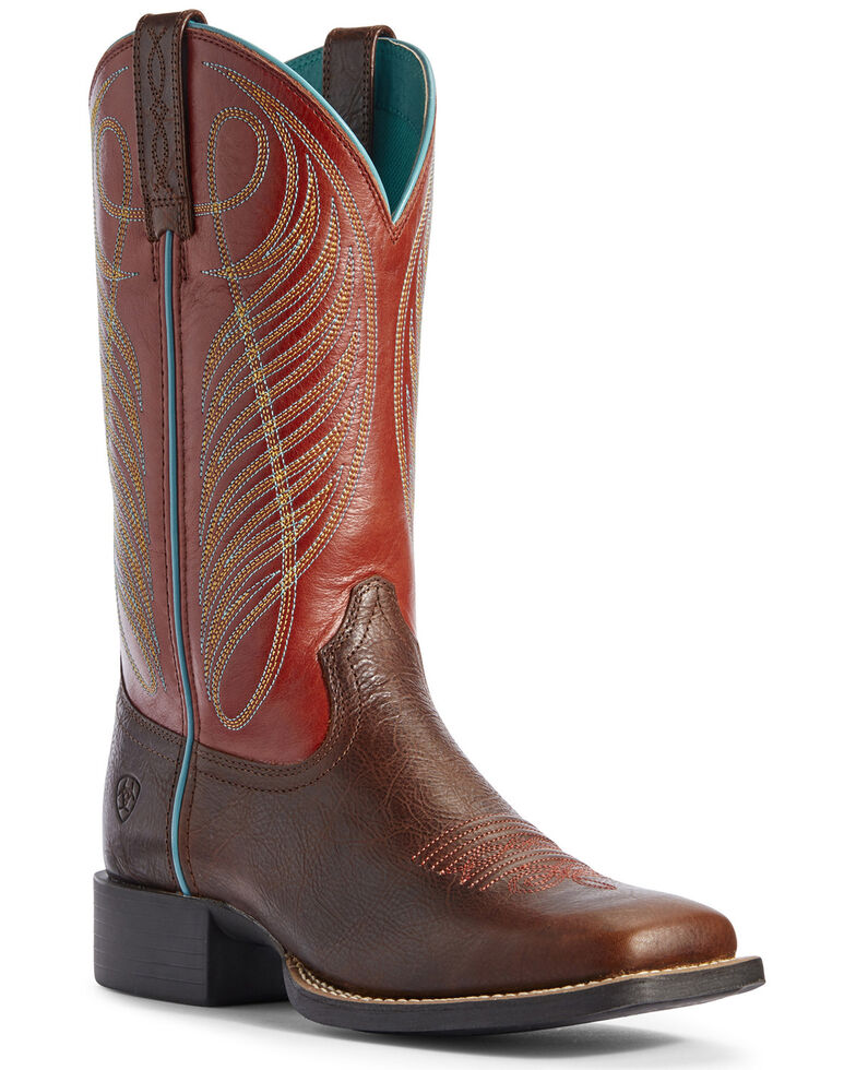women's wide square toe boots