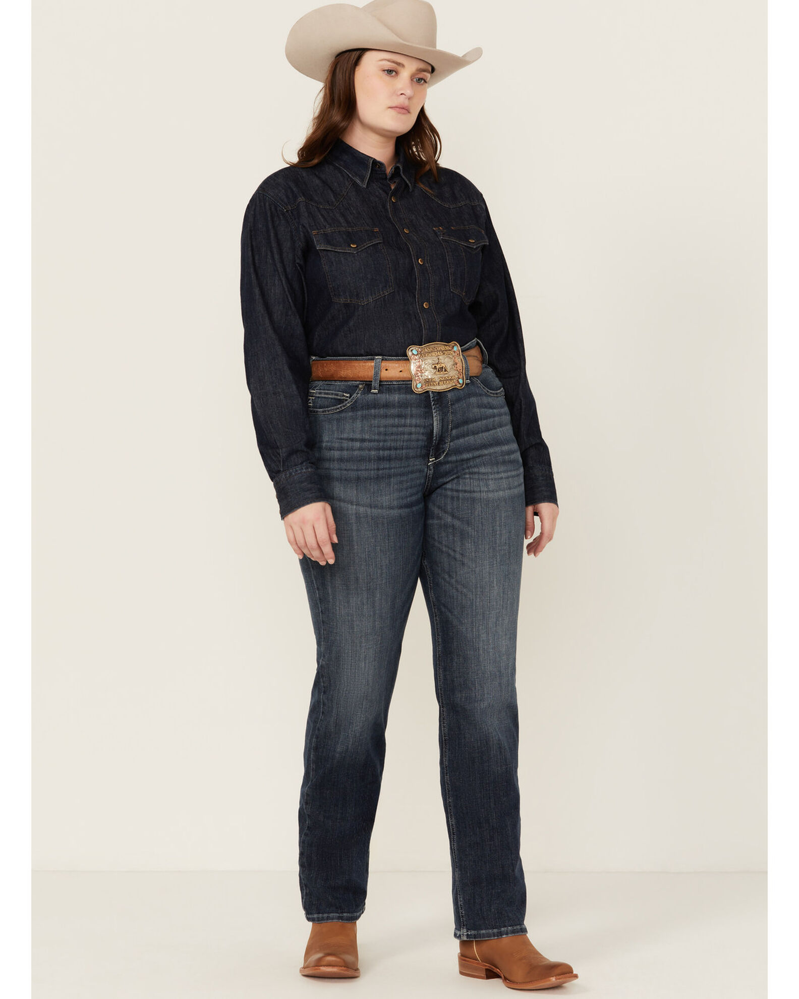 Ariat jeans plus best sale size