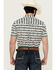 Image #4 - RANK 45® Men's Resurrection Southwestern Print Short Sleeve Button-Down Performance Stretch Western Shirt, Ivory, hi-res