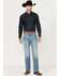 Image #1 - Cody James Men's Light Wash Clovehitch Slim Straight Stretch Denim Jeans, Blue, hi-res