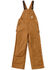 Image #1 - Carhartt Men's Quilt-Lined Zip-To-Thigh Bib Overalls - Big & Tall, , hi-res