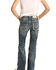 Image #1 - Rock & Roll Denim Girls' Medium Embroidered Bootcut Jeans, , hi-res