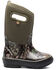 Image #2 - Bogs Boys' Classic Mossy Oak Rubber Boots - Round Toe, Grey, hi-res