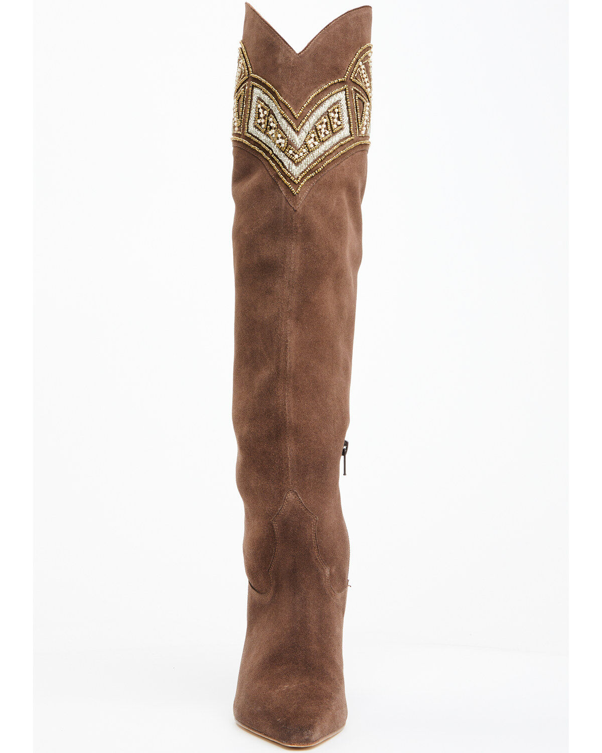 Image #4 - Wonderwest Women's Giselle Tall Western Boots - Snip Toe, Taupe, hi-res