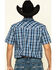 Image #2 - Cowboy Hardware Men's Heeler Plaid Short Sleeve Western Shirt, , hi-res