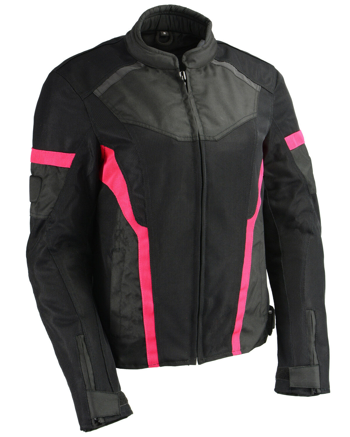 Image #2 - Milwaukee Performance Women's Reflective Mesh Racer Jacket - 4X, Pink/black, hi-res