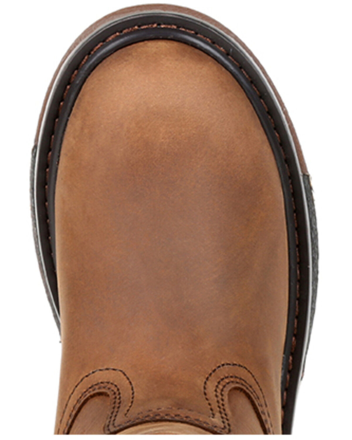 Image #6 - Rocky Boys' Original Ride FLX Waterproof Western Boots - Round Toe, Brown, hi-res