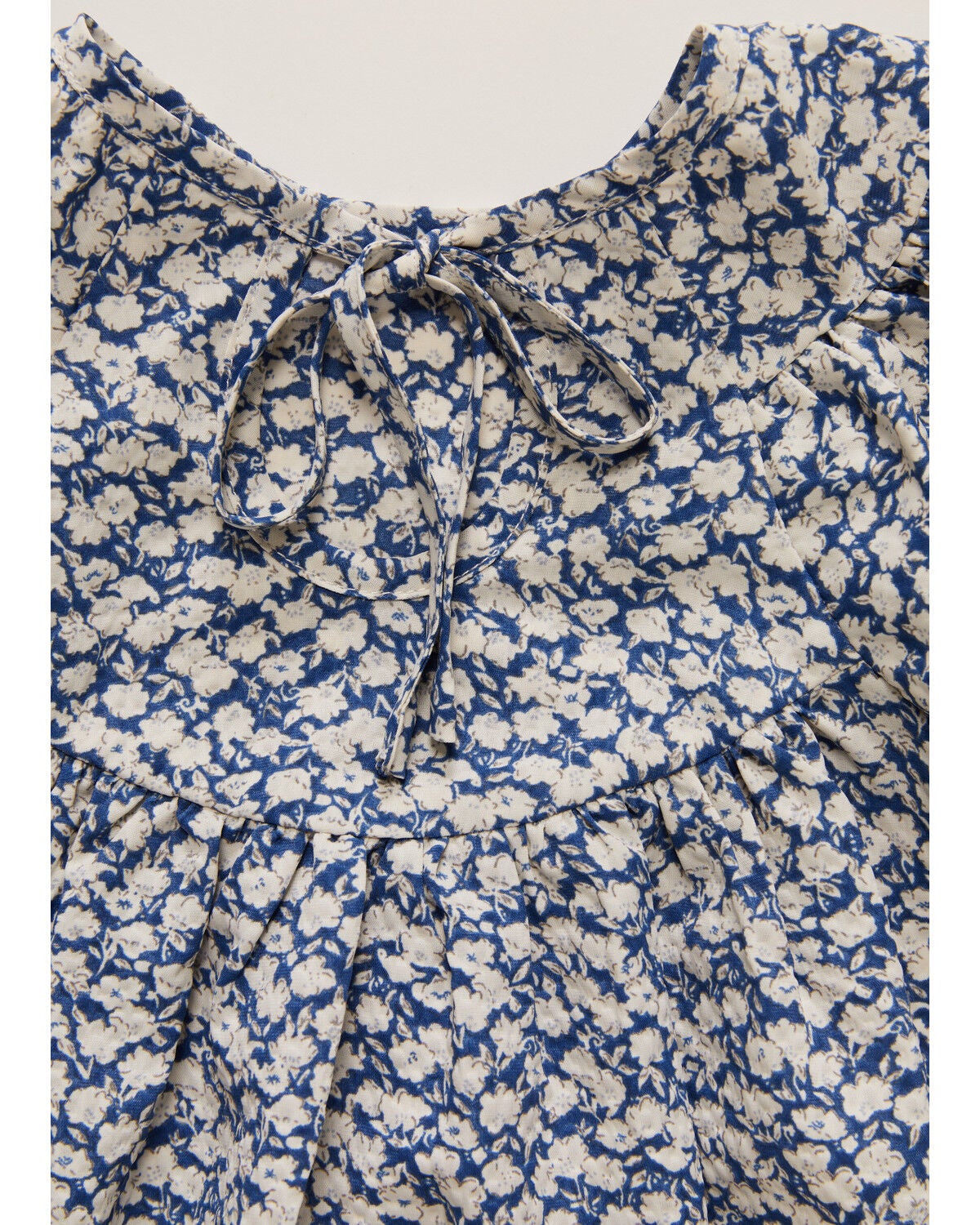 Image #2 - Yura Infant Girls' Floral Print Short Sleeve Onesie, White, hi-res