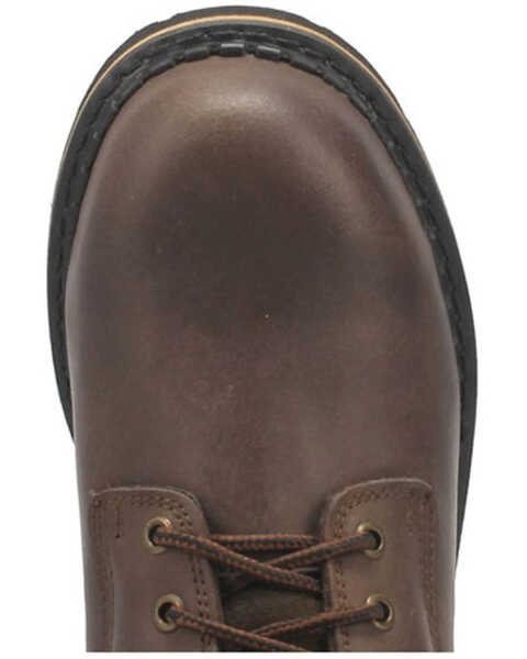 Image #6 - Laredo Men's Hub & Tack Lace-Up Work Boots - Steel Toe, Brown, hi-res