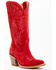 Image #1 - Idyllwind Women's Charmed Life Suede Western Boots - Round Toe, Cherry, hi-res