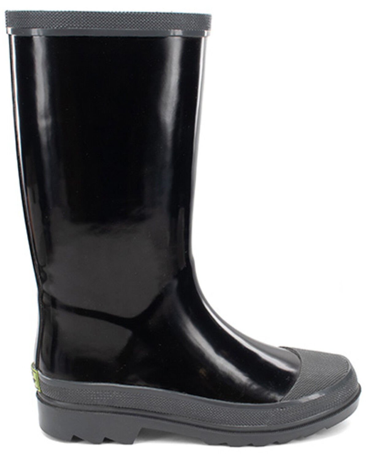 Image #2 - Western Chief Boys' Solid Mid Rain Boots, Black, hi-res