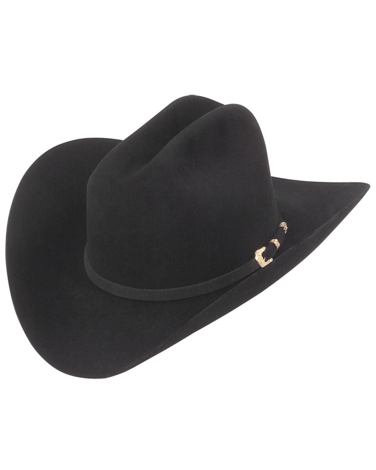 Image #1 - Larry Mahan Opulento 30X Felt Cowboy Hat, Black, hi-res