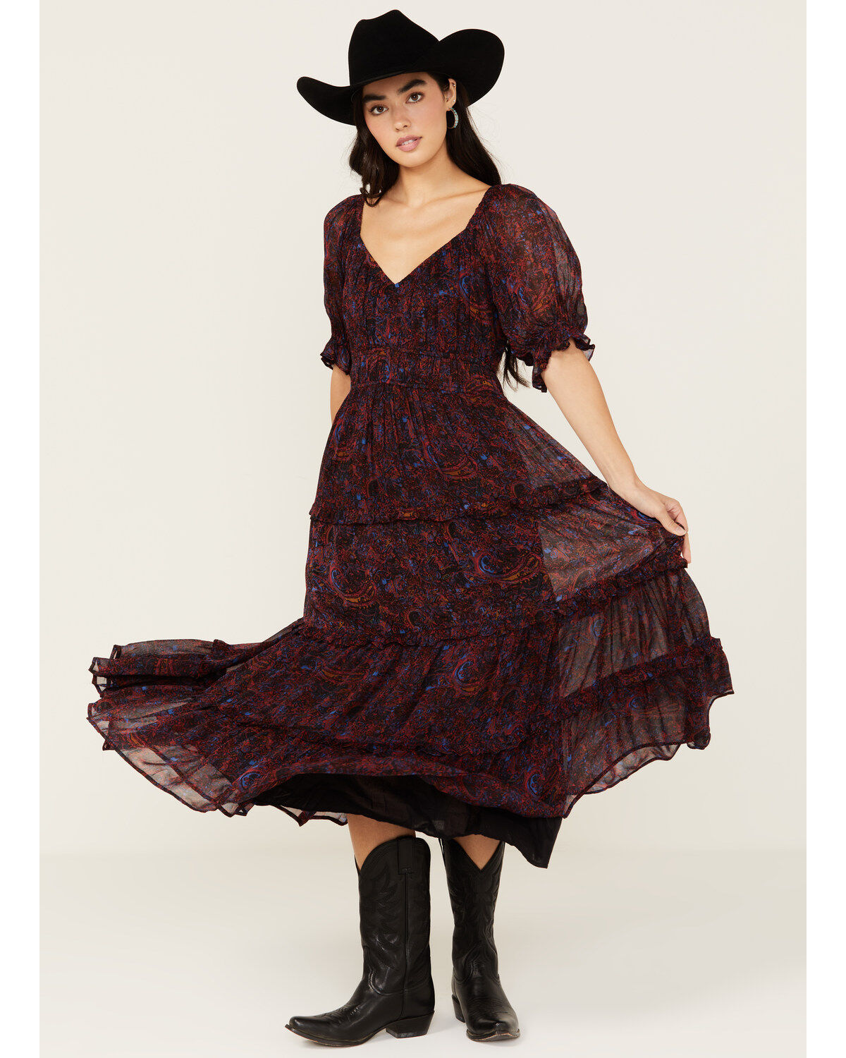 Image #2 - Cleobella Women's Alessia Print Midi Dress, , hi-res