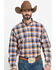 Image #1 - Cinch Men's Multi Plaid Plain Weave Long Sleeve Western Shirt , , hi-res