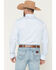 Image #3 - Wrangler X Cody Johnson Men's Checkered Print Long Sleeve Button-Down Western Shirt, Blue, hi-res