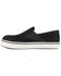 Image #3 - Reebok Women's Comfortie Slip-On Casual Work Shoes - Steel Toe, Black/white, hi-res