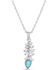 Image #1 - Montana Silversmiths Women's Mystic Falls Opal Crystal Necklace, Silver, hi-res