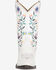 Image #3 - Smoky Mountain Girls' Lacey Western Boots - Round Toe, White, hi-res