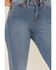 Image #2 - Lola Jeans Women's Light Wash High Rise Straight Jeans, Blue, hi-res