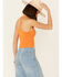 Image #4 - Free People Women's Hayley Racerback Brami, Orange, hi-res