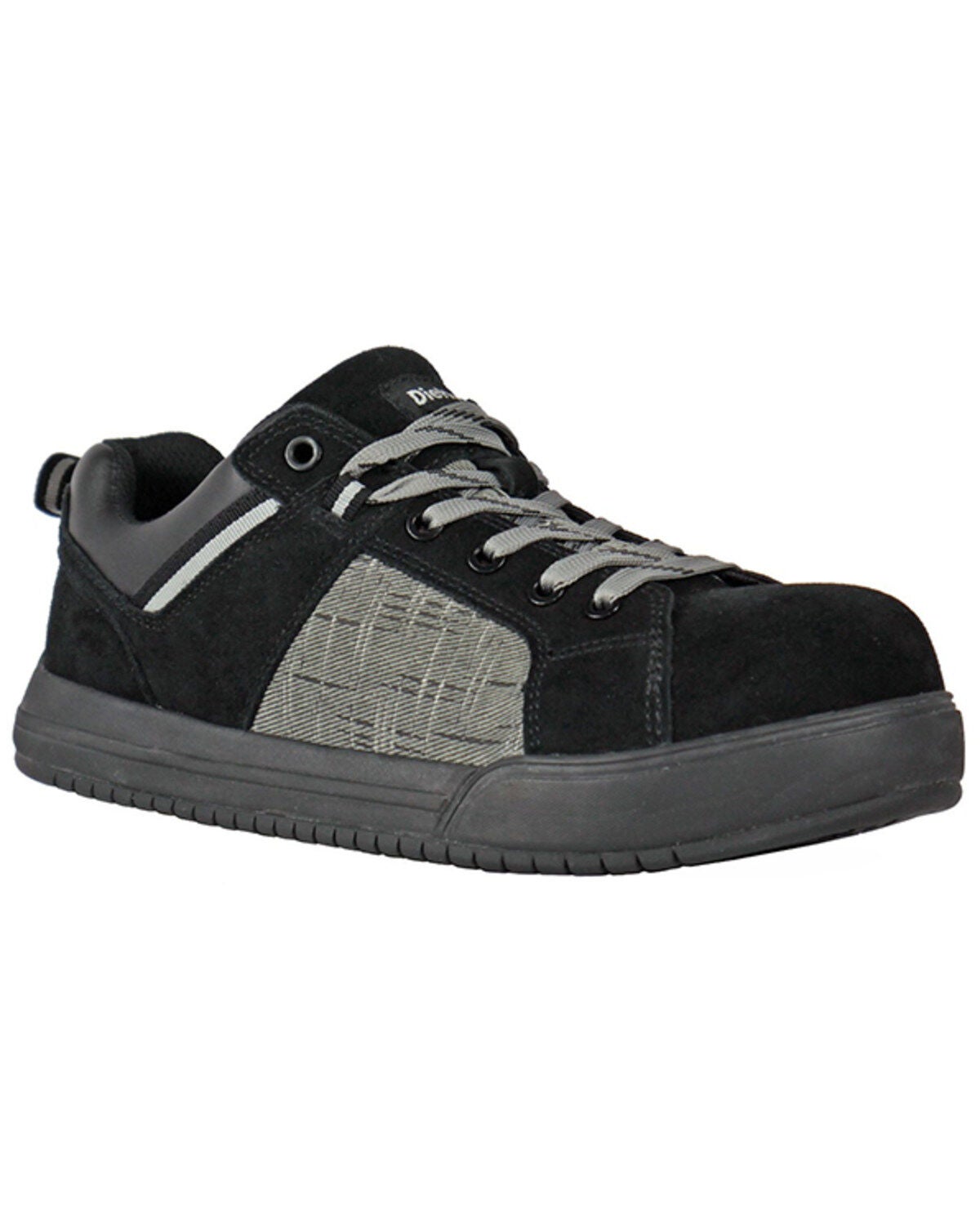Die Hard Men's Solstice Lace-Up Work Shoes - Composite Toe, Black/grey, hi-res