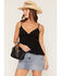 Image #1 - Justin Women's Signature Tiny Tote with Leopard Print Scarf Crossbody Bag, Black, hi-res