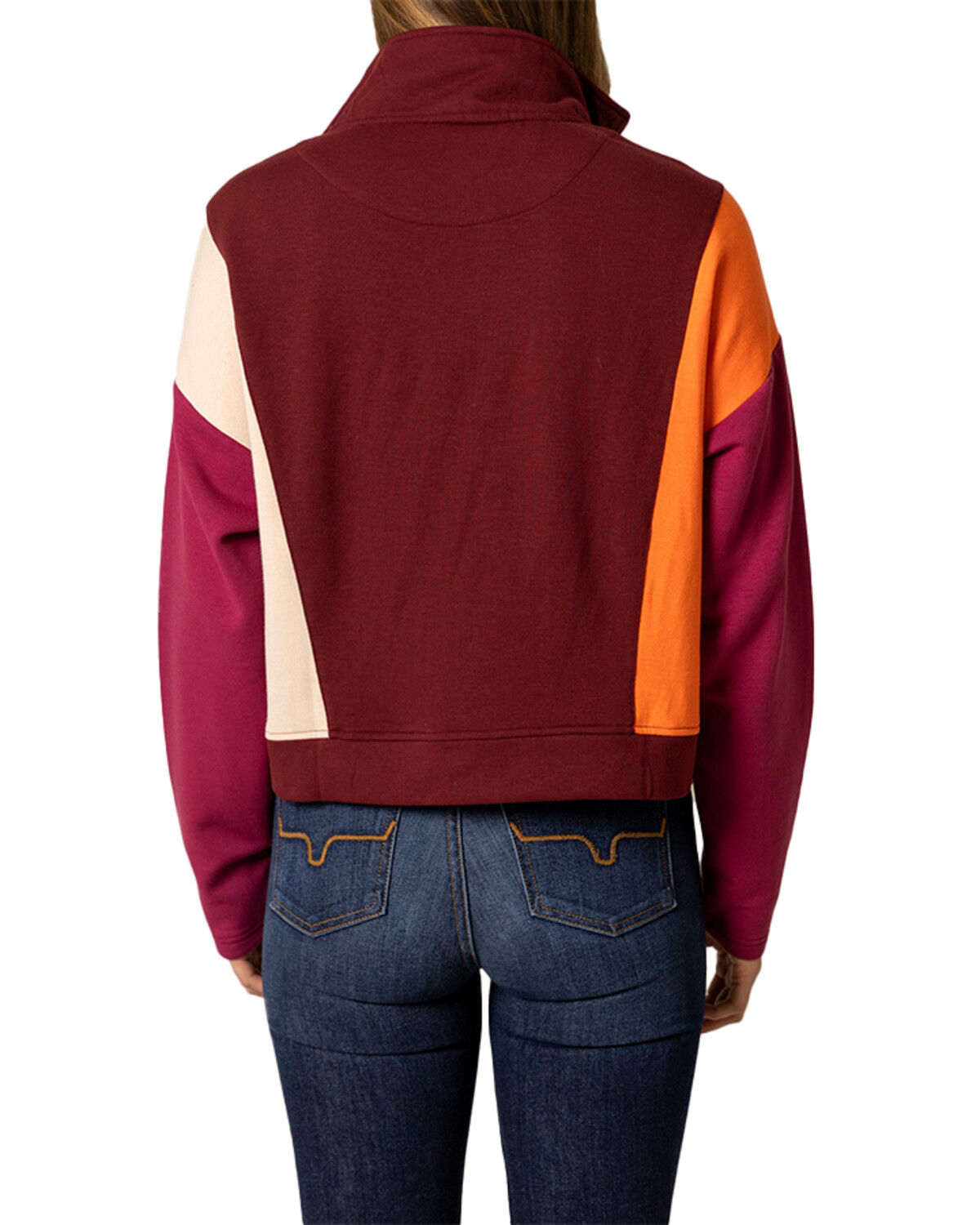 Image #4 - Kimes Ranch Women's Cami 1/4 Zip Pullover, Maroon, hi-res