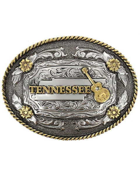 Cody James® Oval Dual-Tone Tennessee Buckle, No Color, hi-res