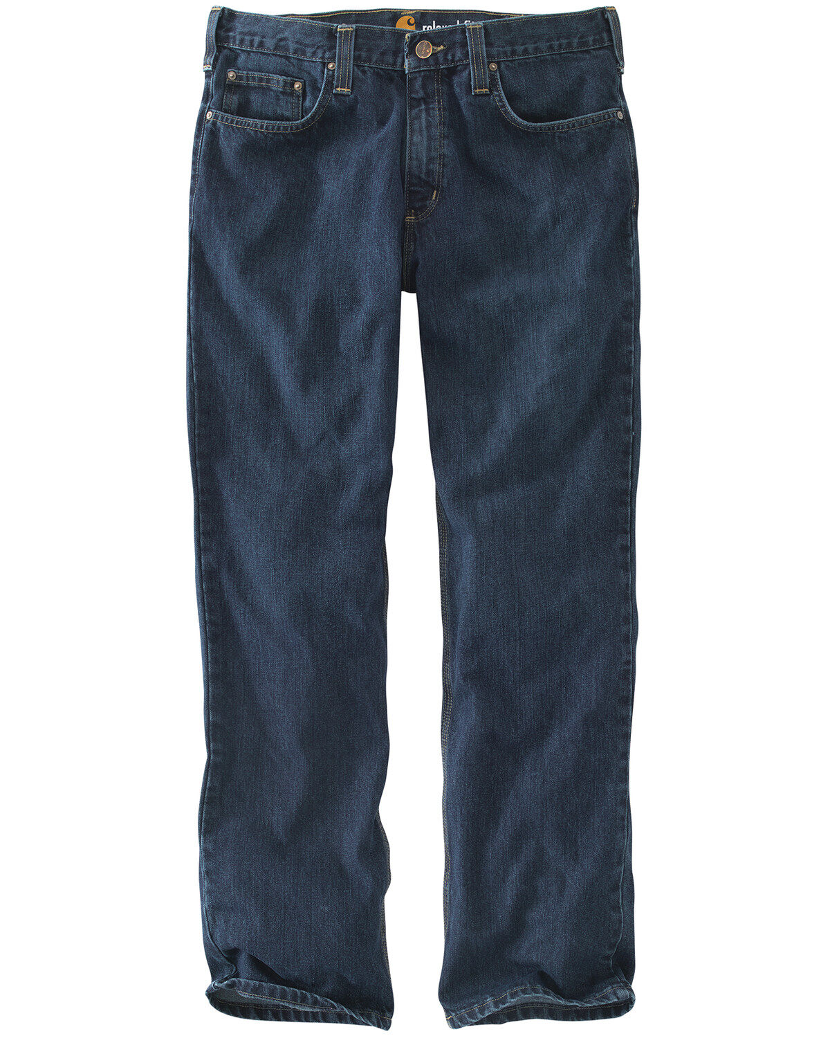 Image #5 - Carhartt Workwear Men's Relaxed Fit Holter Jeans, Dark Stone, hi-res