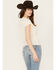 Shyanne Women's Just Ride Short Sleeve Girlfriend Crew Neck Graphic Tee, Cream, hi-res