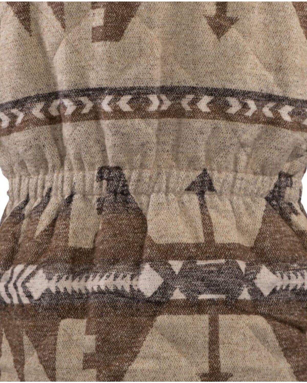 Image #4 - Outback Trading Co Women's Rosalie Southwestern Print Zip-Up Vest - Plus, Cream, hi-res