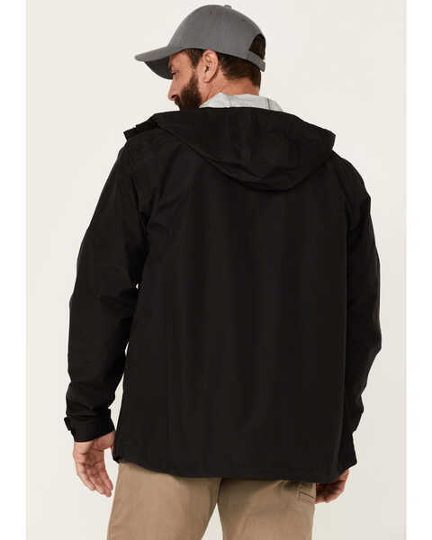 Wrangler ATG Men's All-Terrain Black Zip-Front Hooded Rain Jacket | Boot  Barn