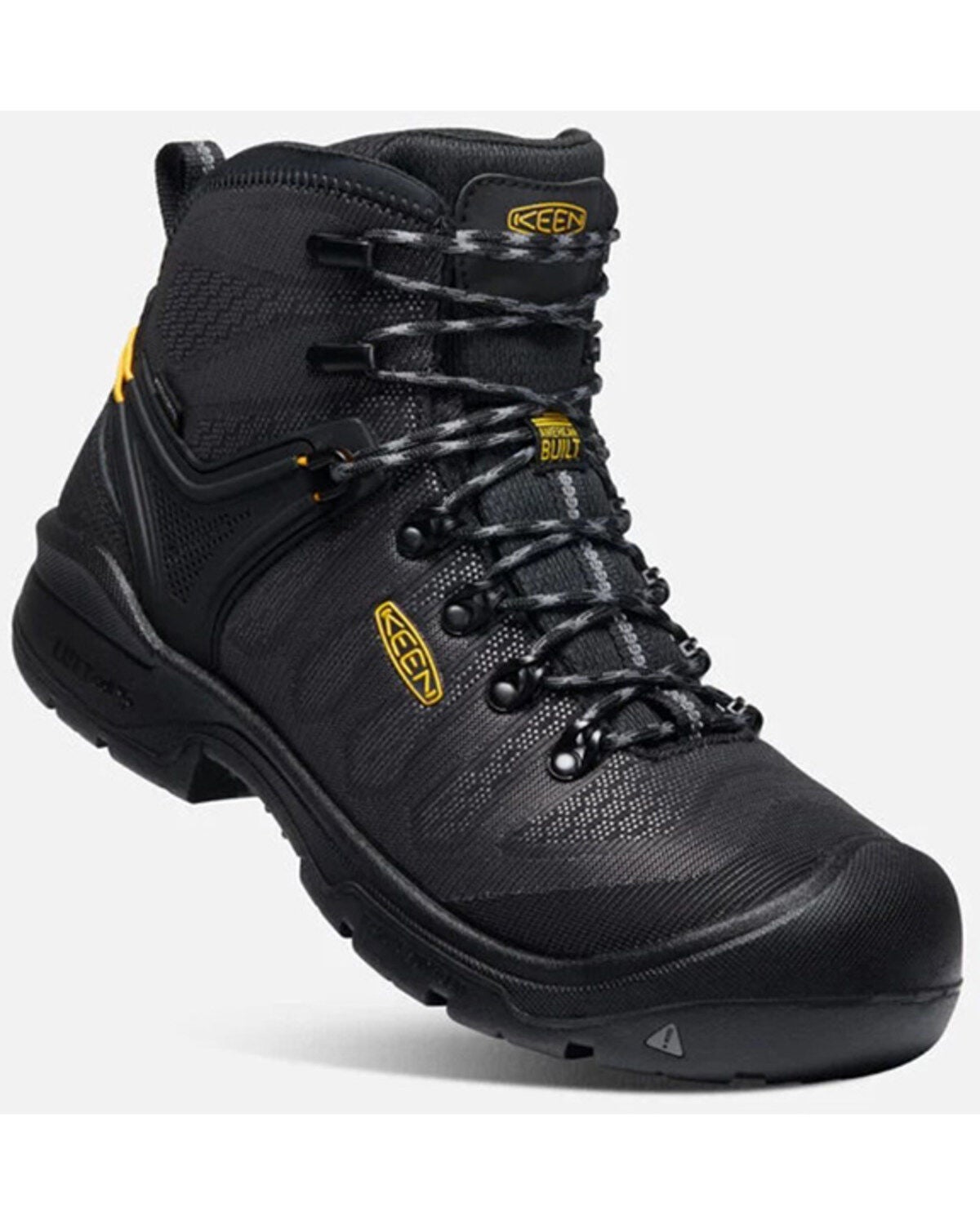 black keen work boots