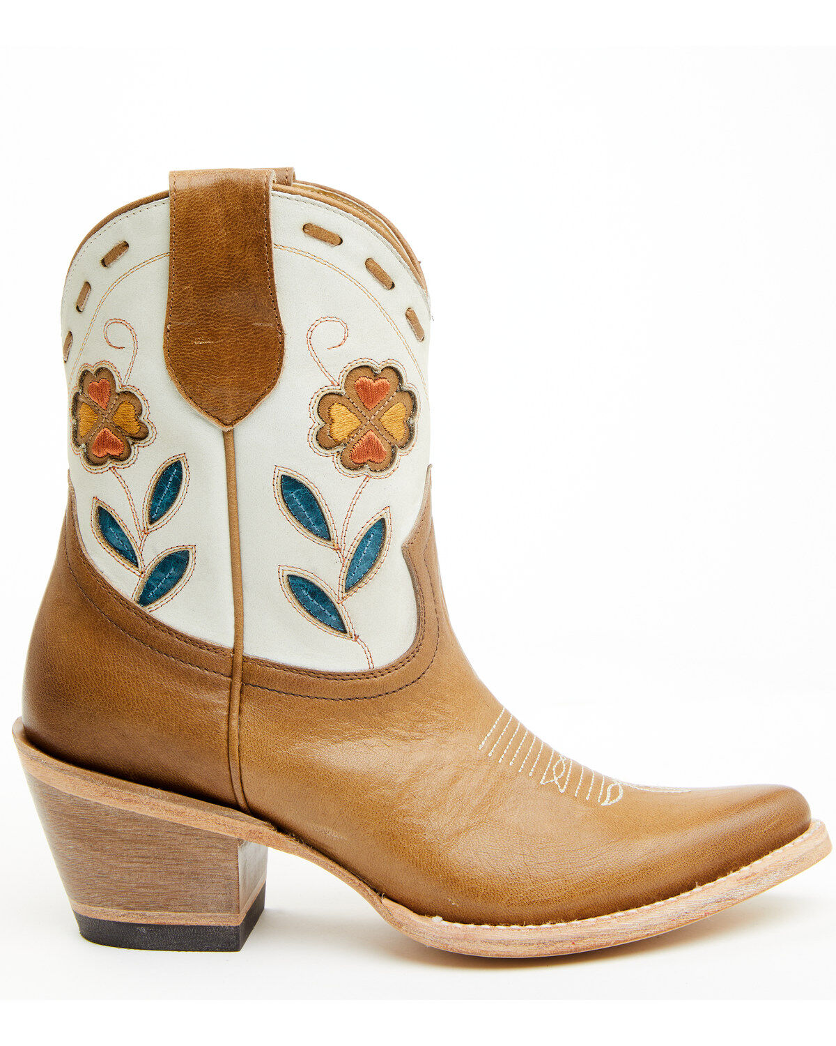 Image #2 - Idyllwind Women's Runaway Western Booties - Round Toe, Tan, hi-res