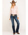 Image #6 - Wrangler Women's Boot Barn Exclusive Plaid Long Sleeve Western Shirt, , hi-res