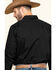 Image #5 - Gibson Men's Basic Solid Long Sleeve Pearl Snap Western Shirt, Black, hi-res