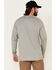 Image #5 - Ariat Men's Knit Fire Resistant Work Crew Long Sleeve, Silver, hi-res