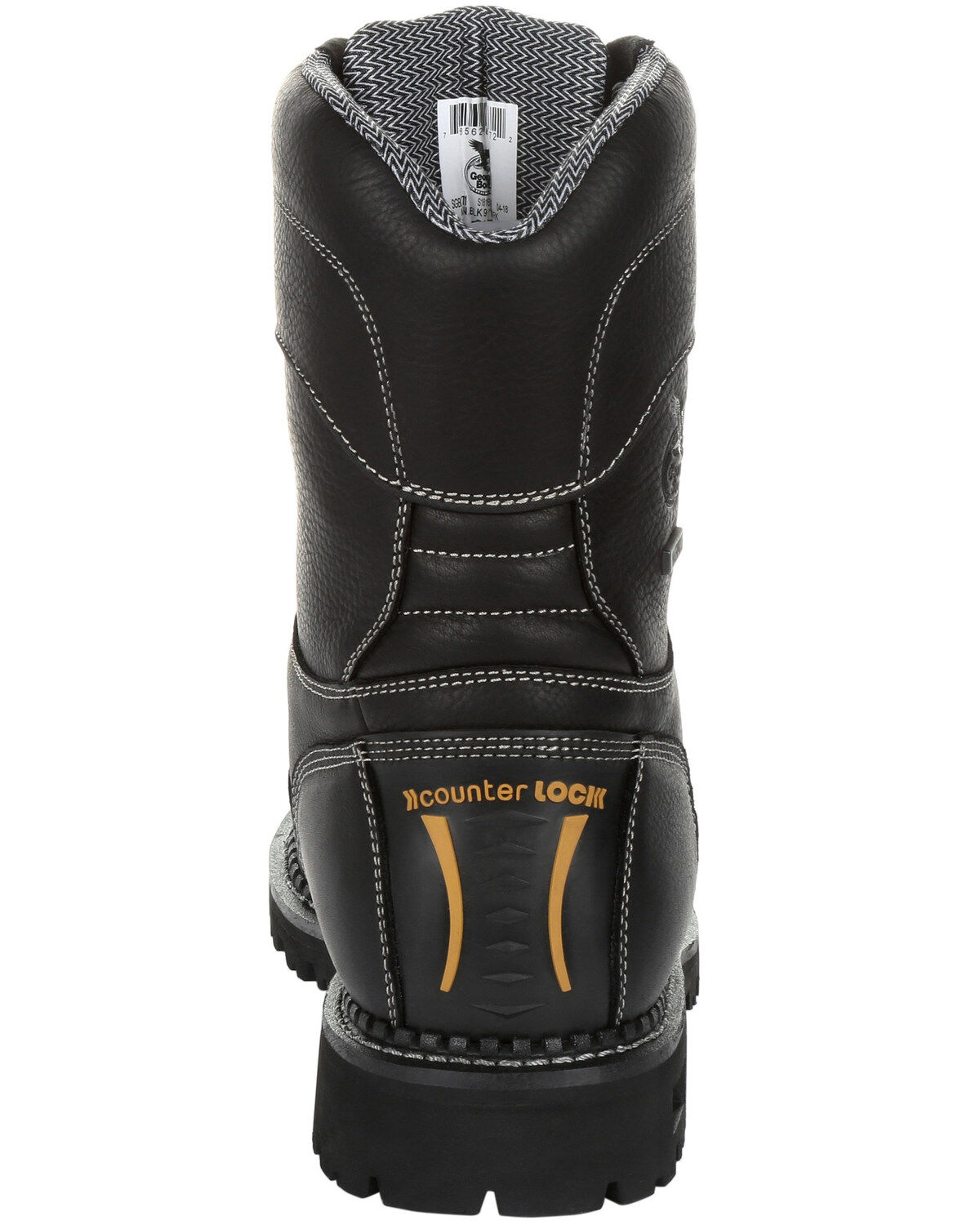 georgia boots steel toe black
