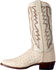 Image #3 - Dan Post Men's White Pershing Full Quill Ostrich Boots - Medium Toe , , hi-res