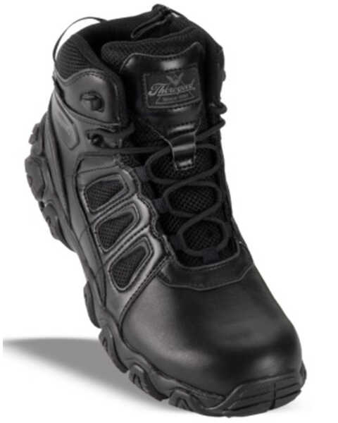Thorogood Men's Crosstrex Waterproof Work Shoes - Soft Toe, Black, hi-res