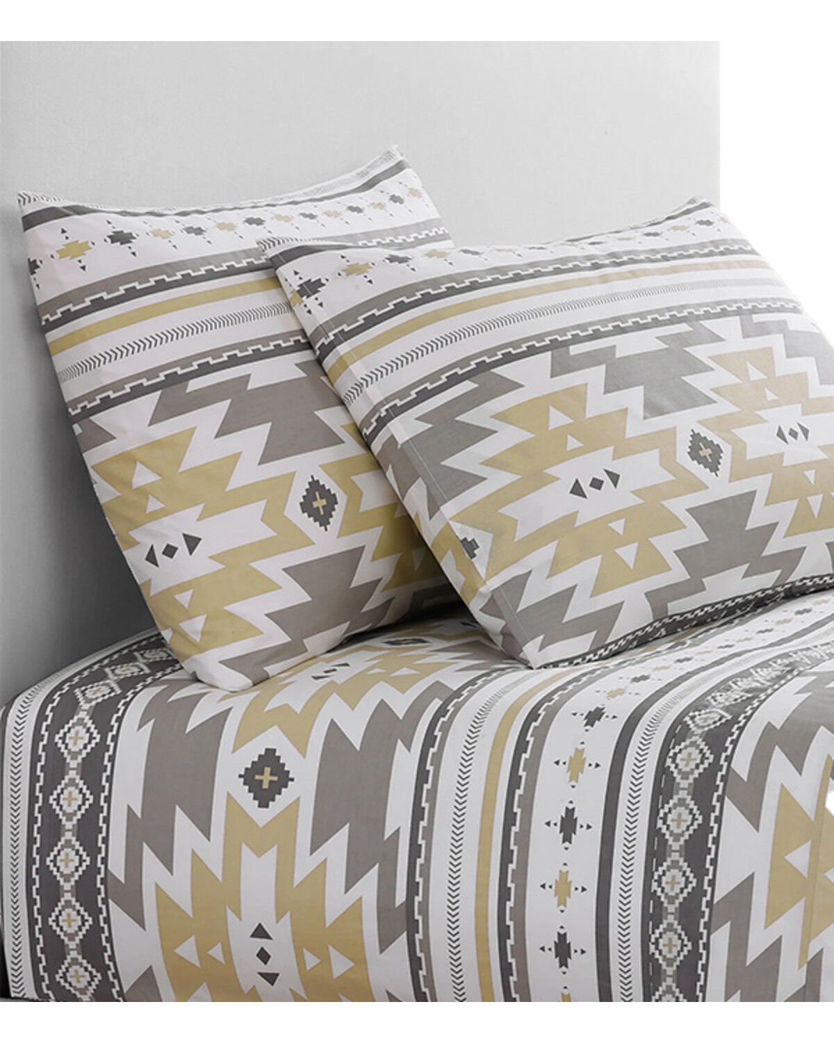 Image #3 - HiEnd Accents 200TC Cotton Desert Sage 4 Piece Sheet Set - Queen Size, Multi, hi-res