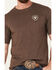 Image #3 - Ariat Men's Tonal Camo Flag Short Sleeve Graphic T-Shirt, Brown, hi-res