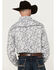 Image #4 - Cowboy Hardware Men's Paisley Print Long Sleeve Snap Western Shirt, White, hi-res
