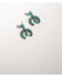 Image #2 - Paige Wallace Women's Turquoise Naja Earrings, Silver, hi-res